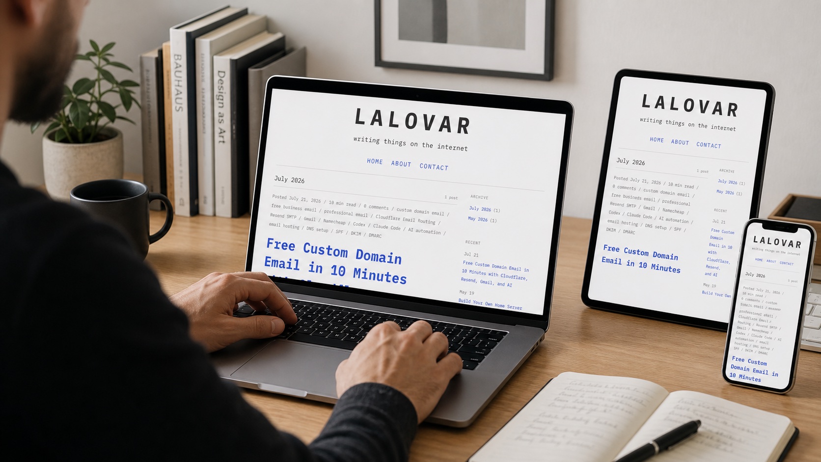 Blog autohospedado en un escenario de uso real